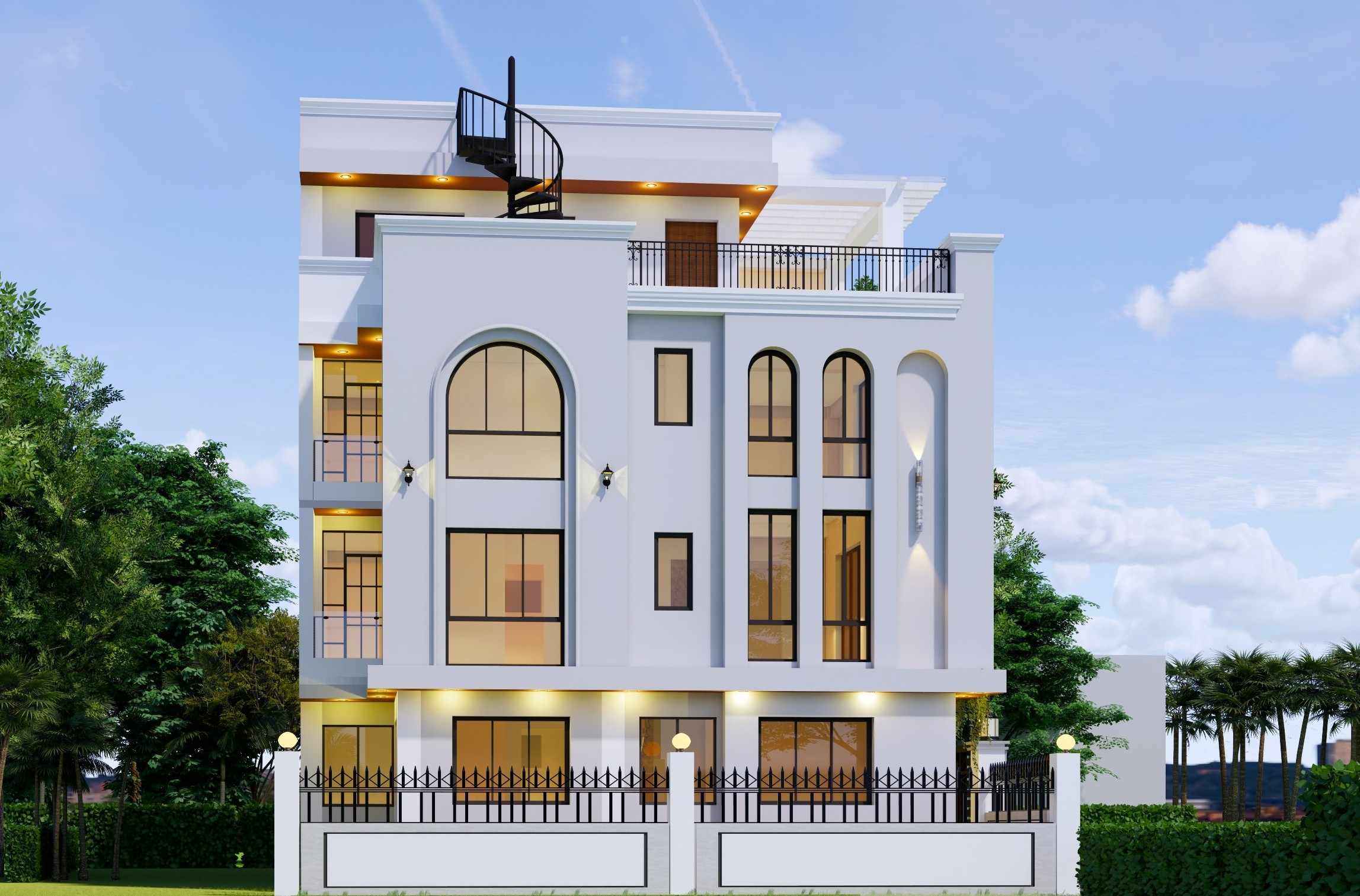 Modern Neo-Classical Residence, Macchegau