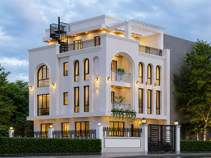 Modern Mediterranean Neo-Classical Residence, Macchegau
