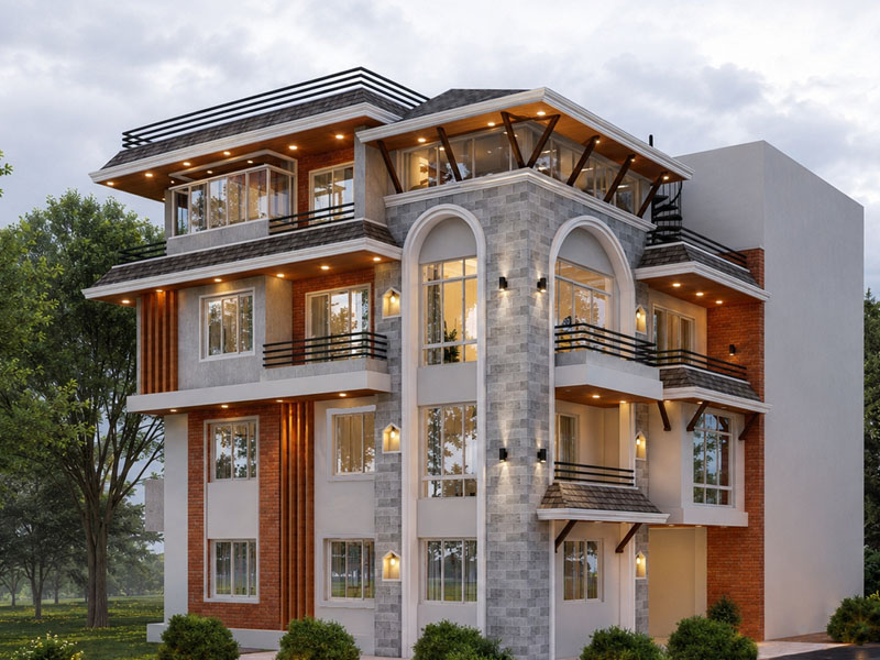 Mixed-Use Residence at Raniban- Mrs. Radhika Kapri